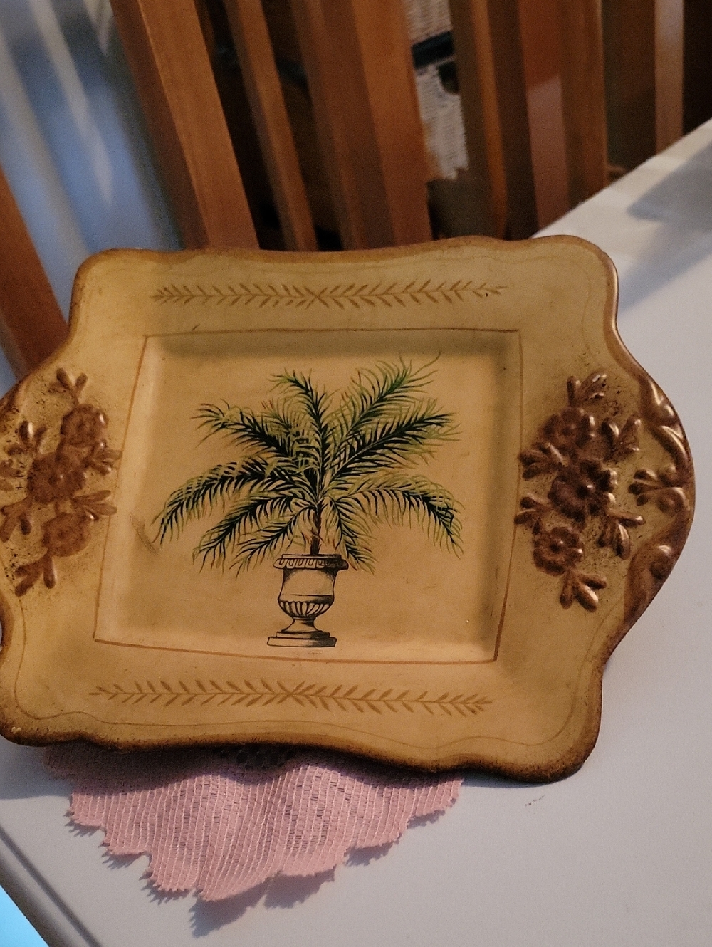 vintage Italian serving dish